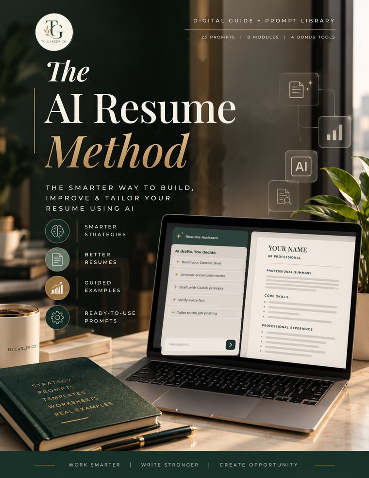 The AI Resume Method cover
