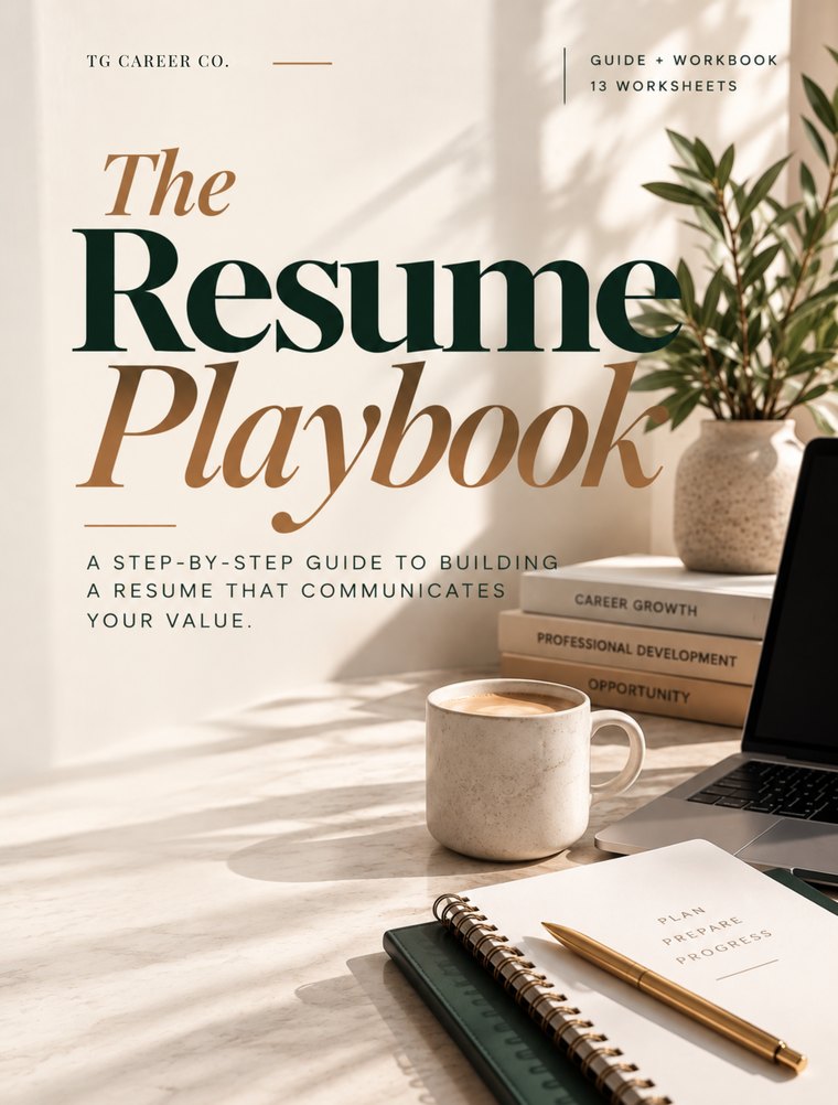 The Resume Playbook cover